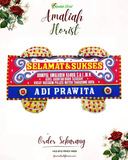 Papan Bunga Ucapan Selamat Bagi