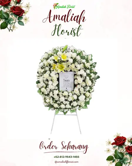 Krans Bunga Duka Bagi