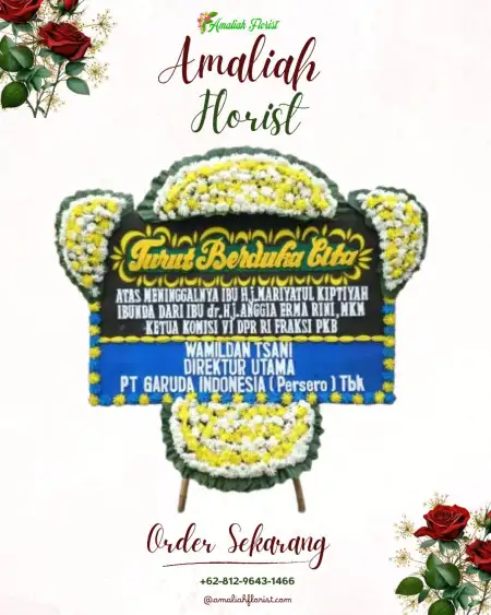 Papan Bunga Duka Bagi
